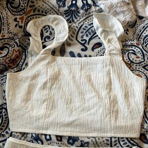 Two Piece White Set